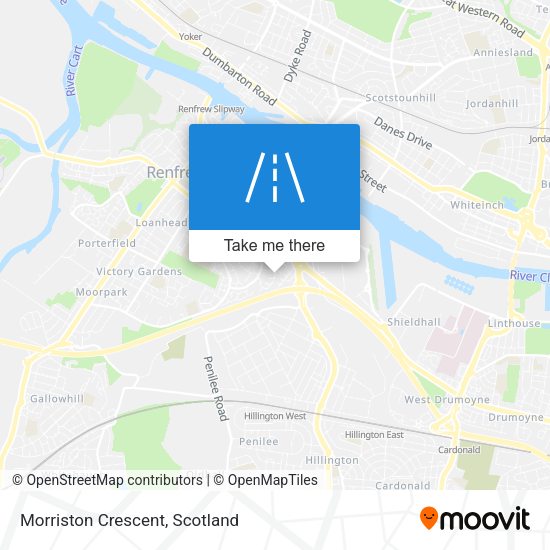 Morriston Crescent map