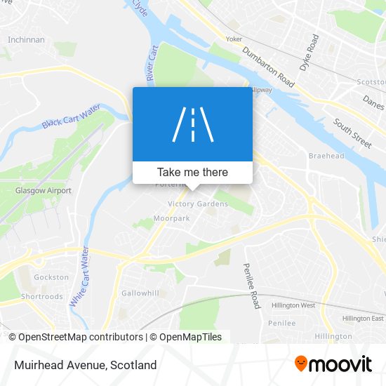 Muirhead Avenue map