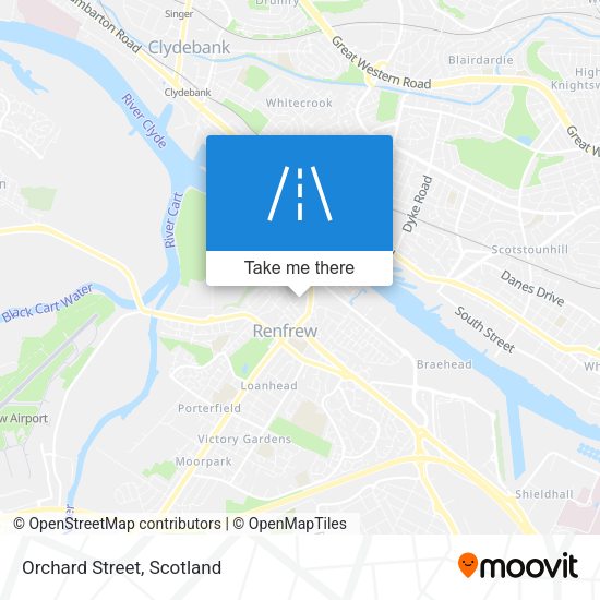 Orchard Street map