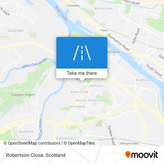 Robertson Close map