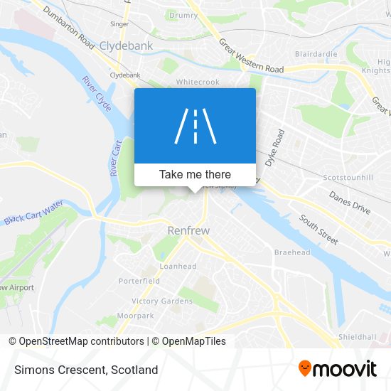 Simons Crescent map