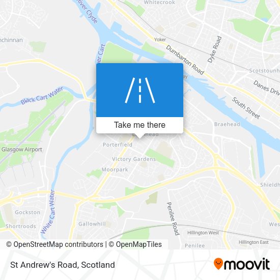 St Andrew's Road map