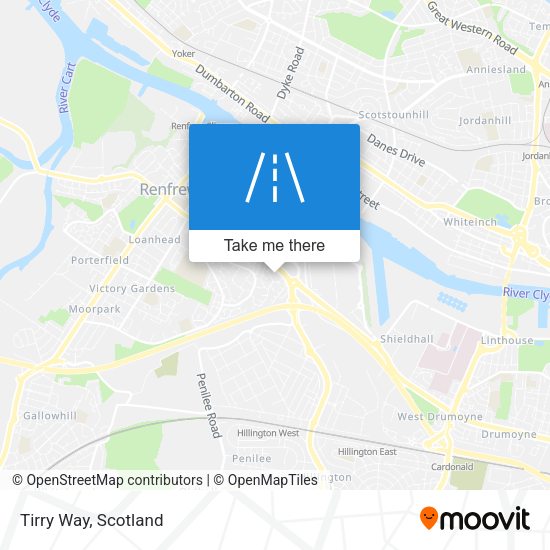 Tirry Way map