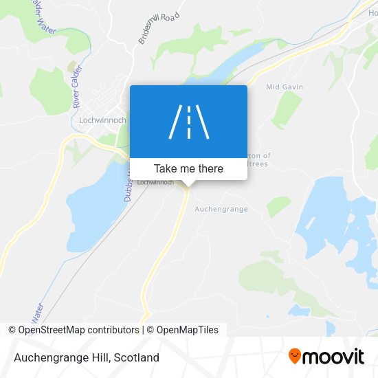 Auchengrange Hill map