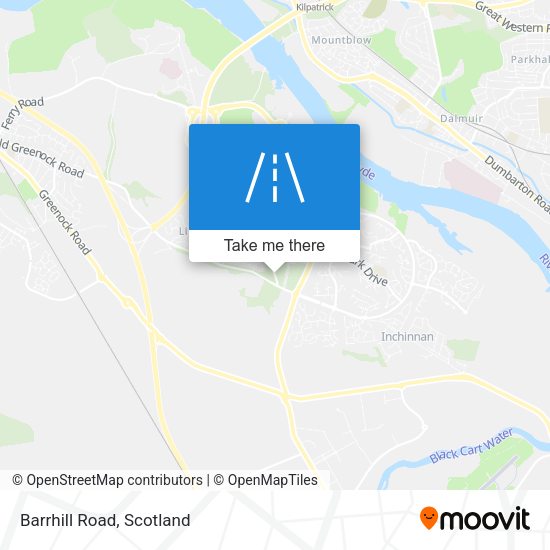 Barrhill Road map