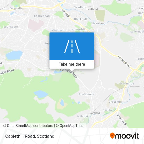Caplethill Road map