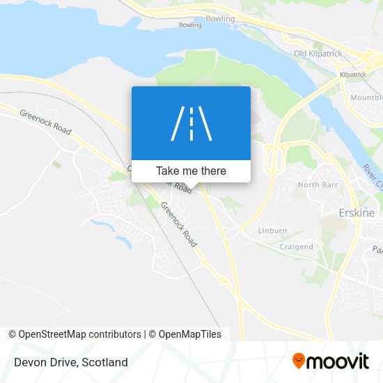 Devon Drive map