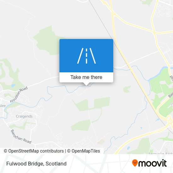 Fulwood Bridge map