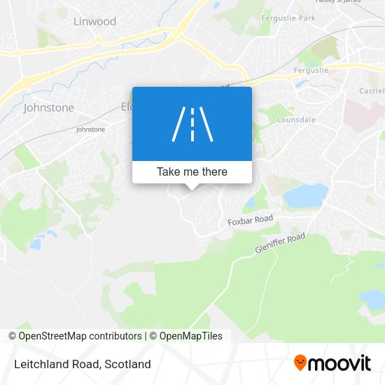 Leitchland Road map