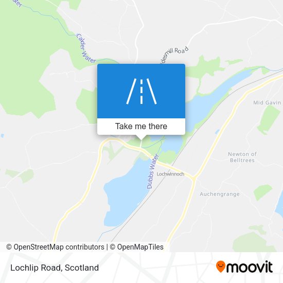 Lochlip Road map