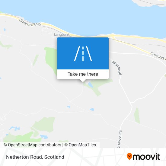 Netherton Road map