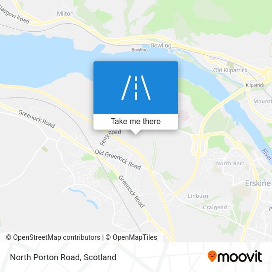 North Porton Road map