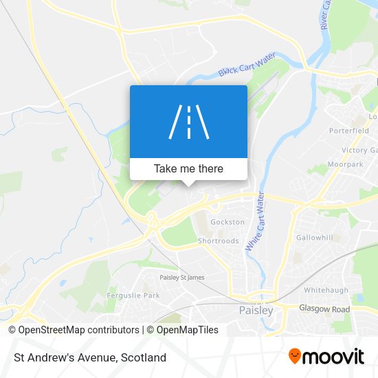 St Andrew's Avenue map