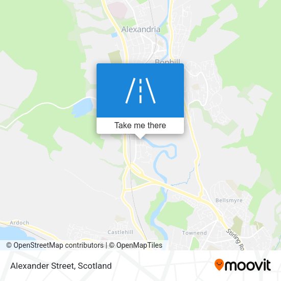 Alexander Street map