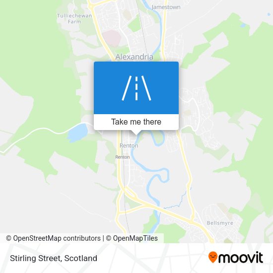 Stirling Street map