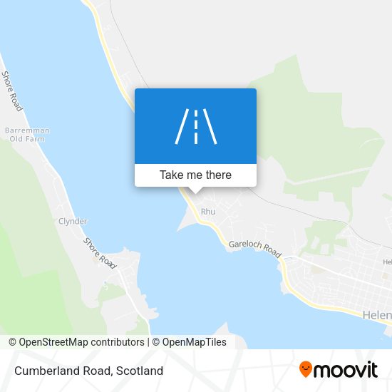 Cumberland Road map