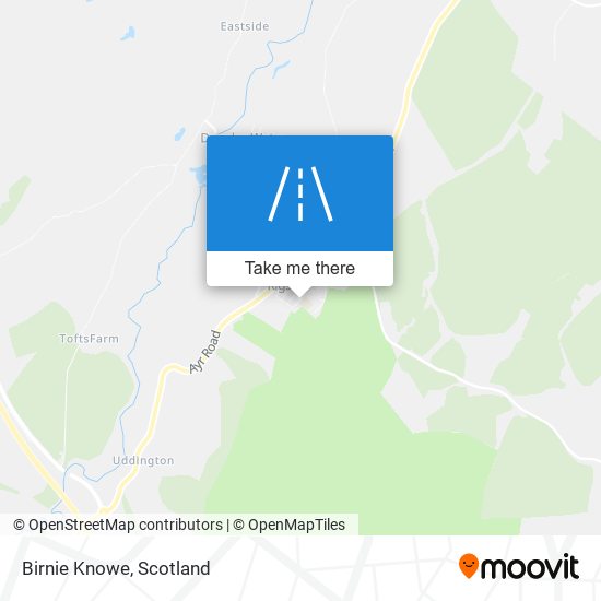 Birnie Knowe map