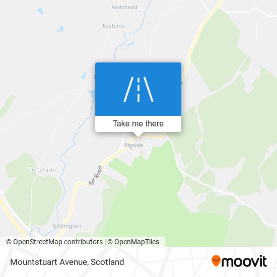 Mountstuart Avenue map