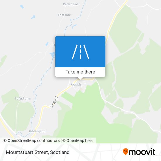 Mountstuart Street map