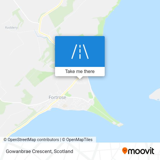 Gowanbrae Crescent map