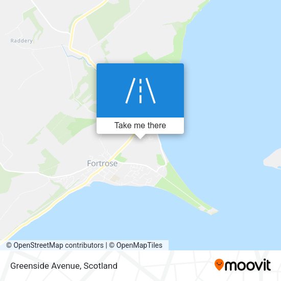 Greenside Avenue map