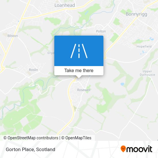 Gorton Place map