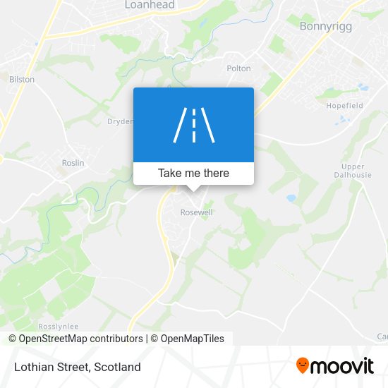 Lothian Street map