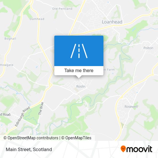 How to get to Main Street in Roslin by Bus?