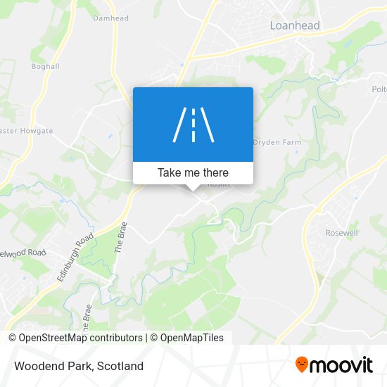 Woodend Park map