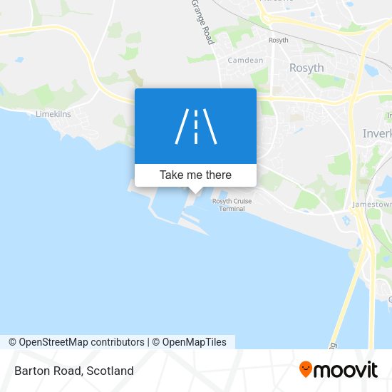 Barton Road map