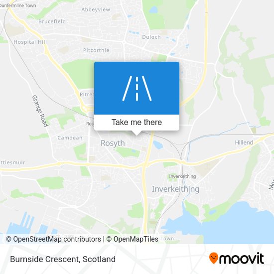 Burnside Crescent map
