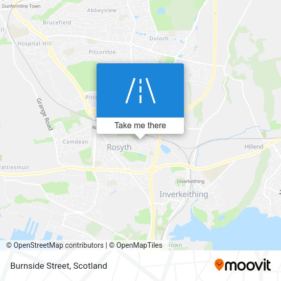 Burnside Street map