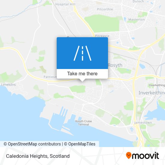 Caledonia Heights map