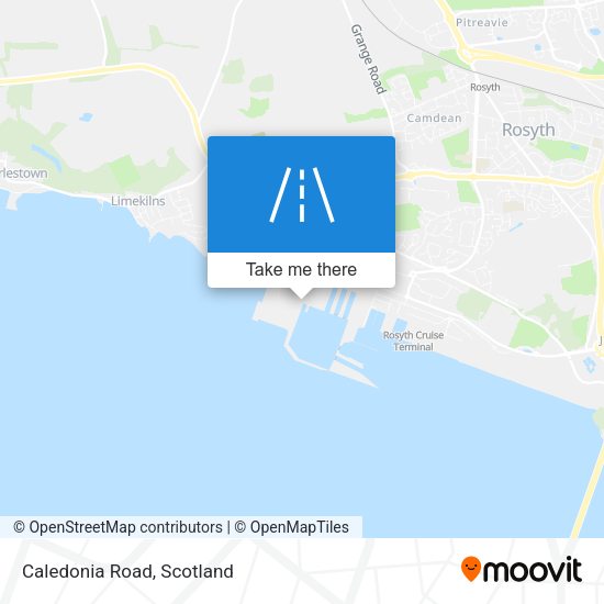 Caledonia Road map