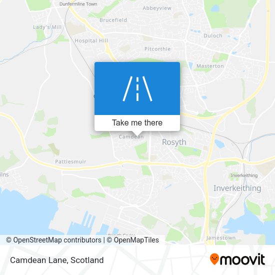 Camdean Lane map