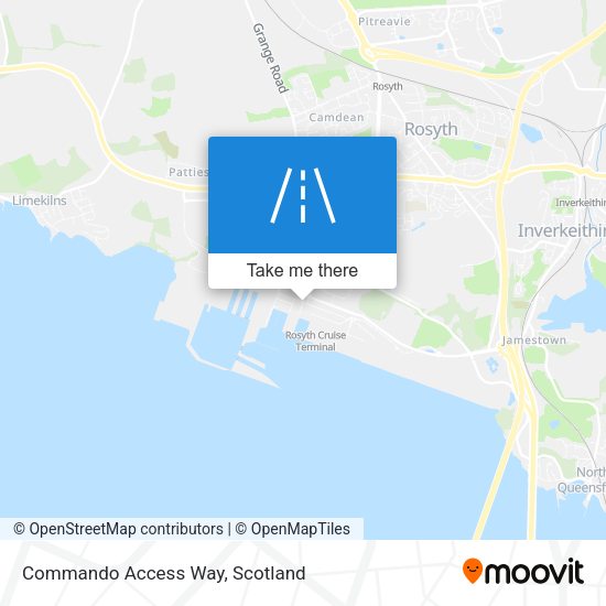 Commando Access Way map