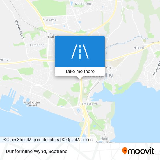 Dunfermline Wynd map
