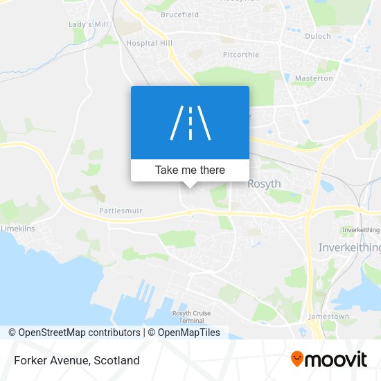Forker Avenue map