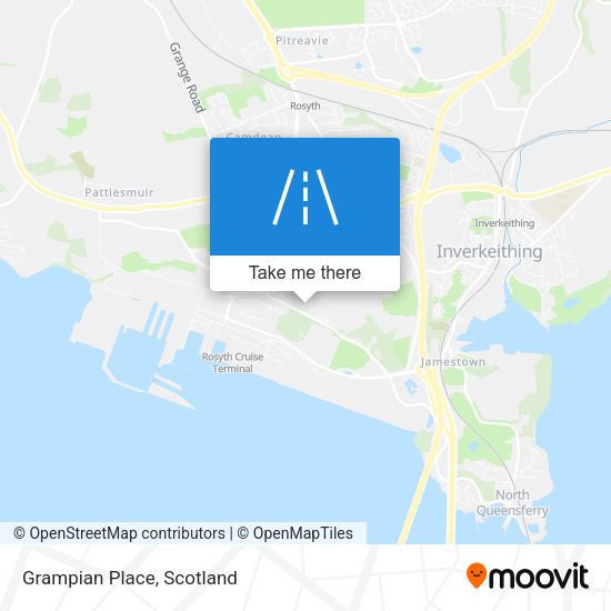 Grampian Place map