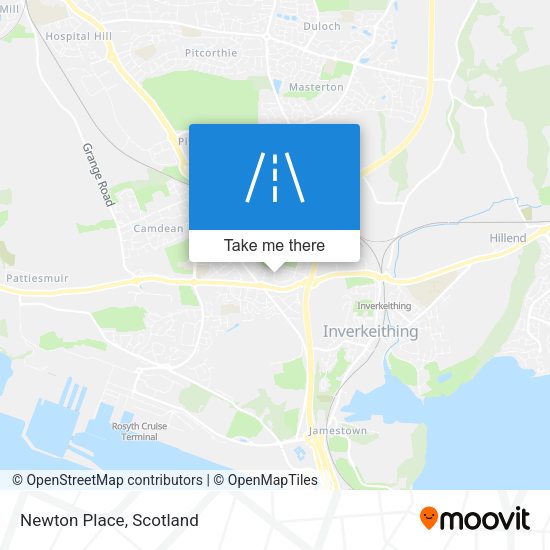 Newton Place map