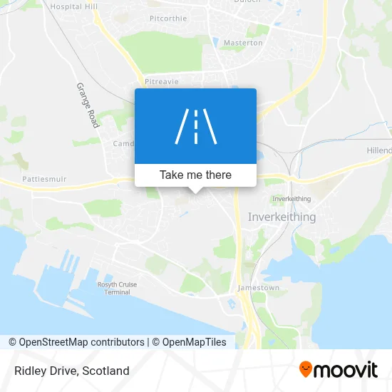 Ridley Drive map