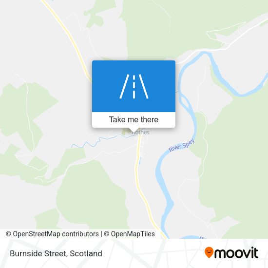 Burnside Street map