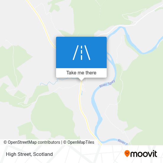 High Street map