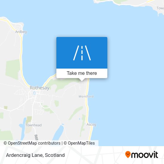 Ardencraig Lane map
