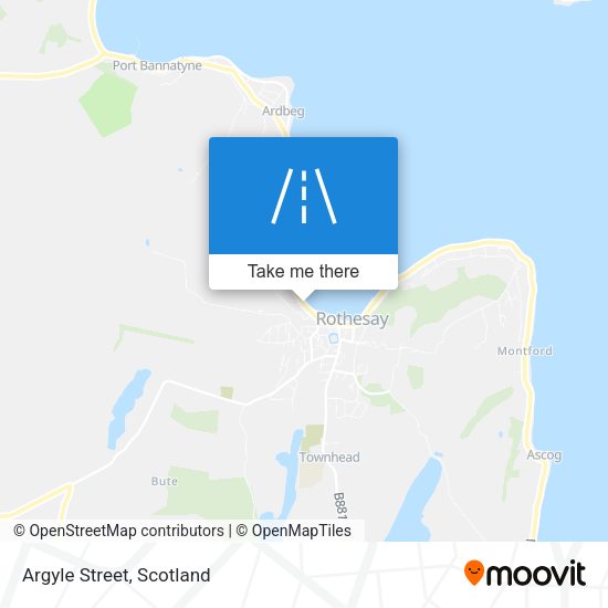 Argyle Street map