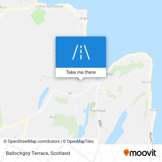 Ballochgoy Terrace map