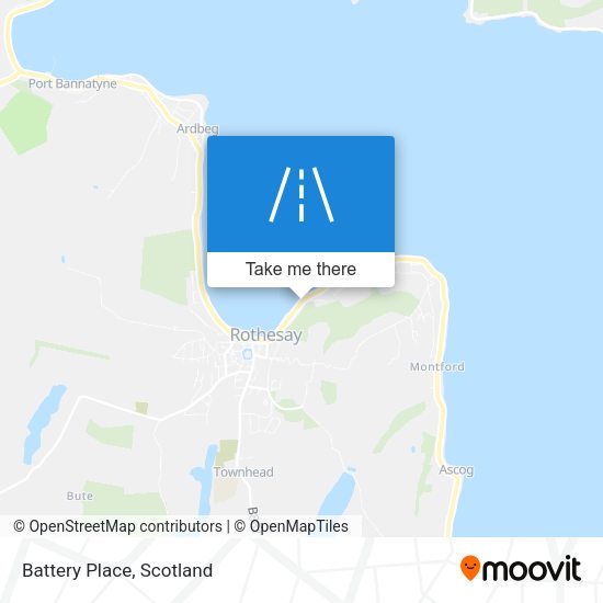 Battery Place map