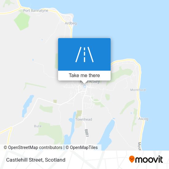 Castlehill Street map