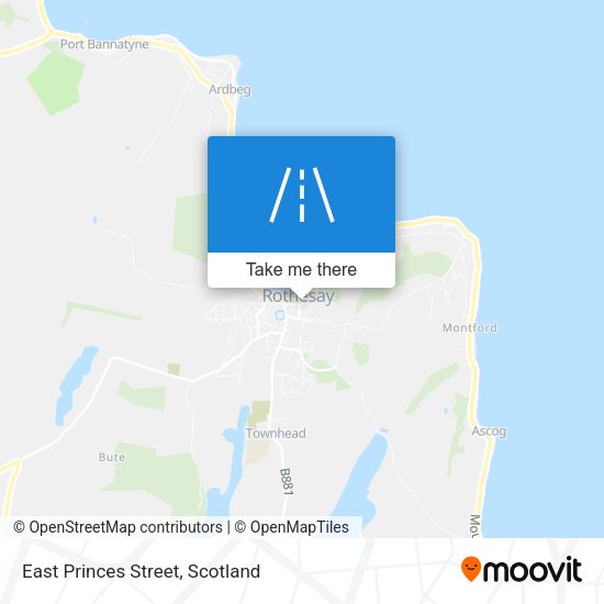 East Princes Street map