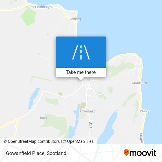 Gowanfield Place map